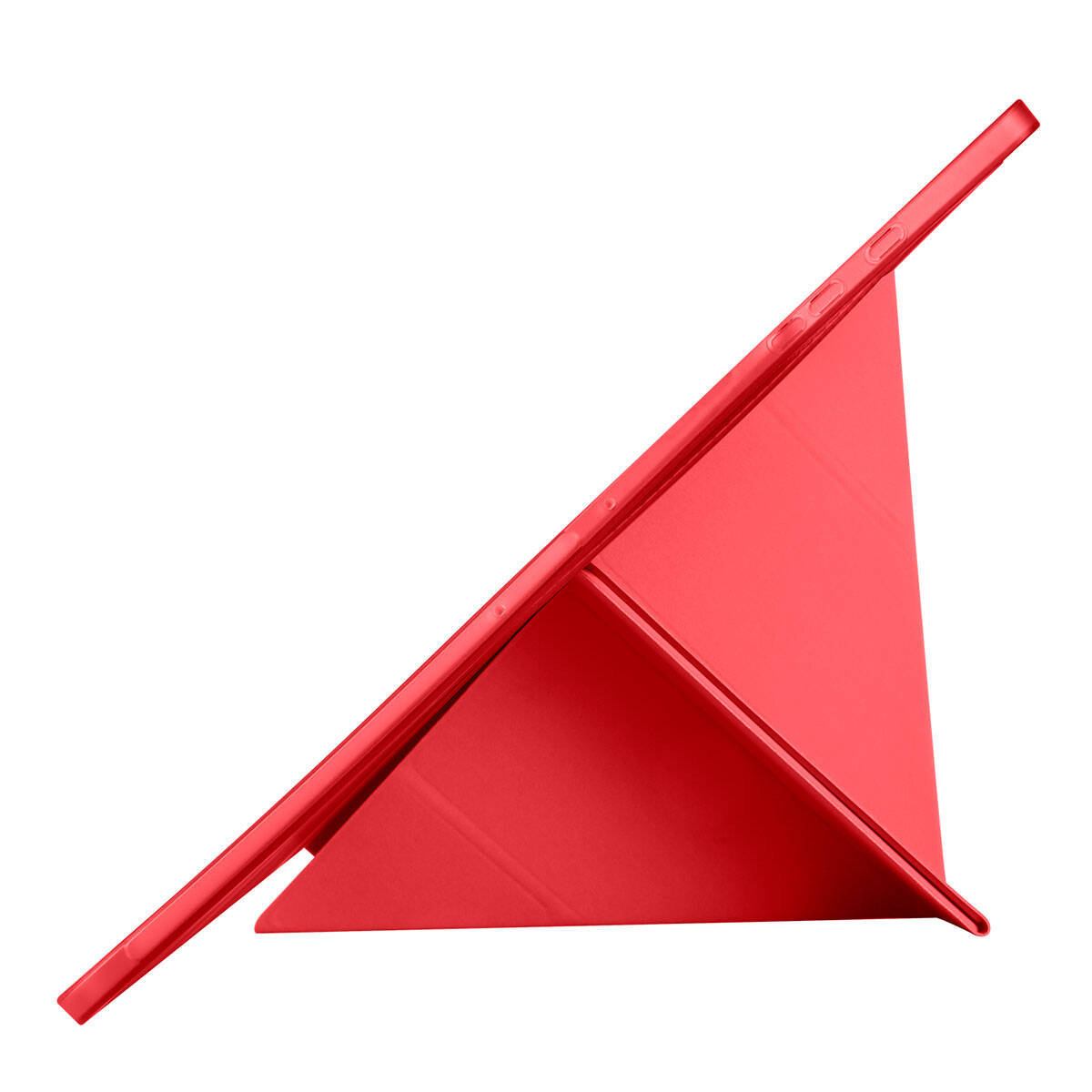 Galaxy Tab S9 Ultra Kılıf Zore Tri Folding Kalem Bölmeli Standlı Kılıf Rose Gold