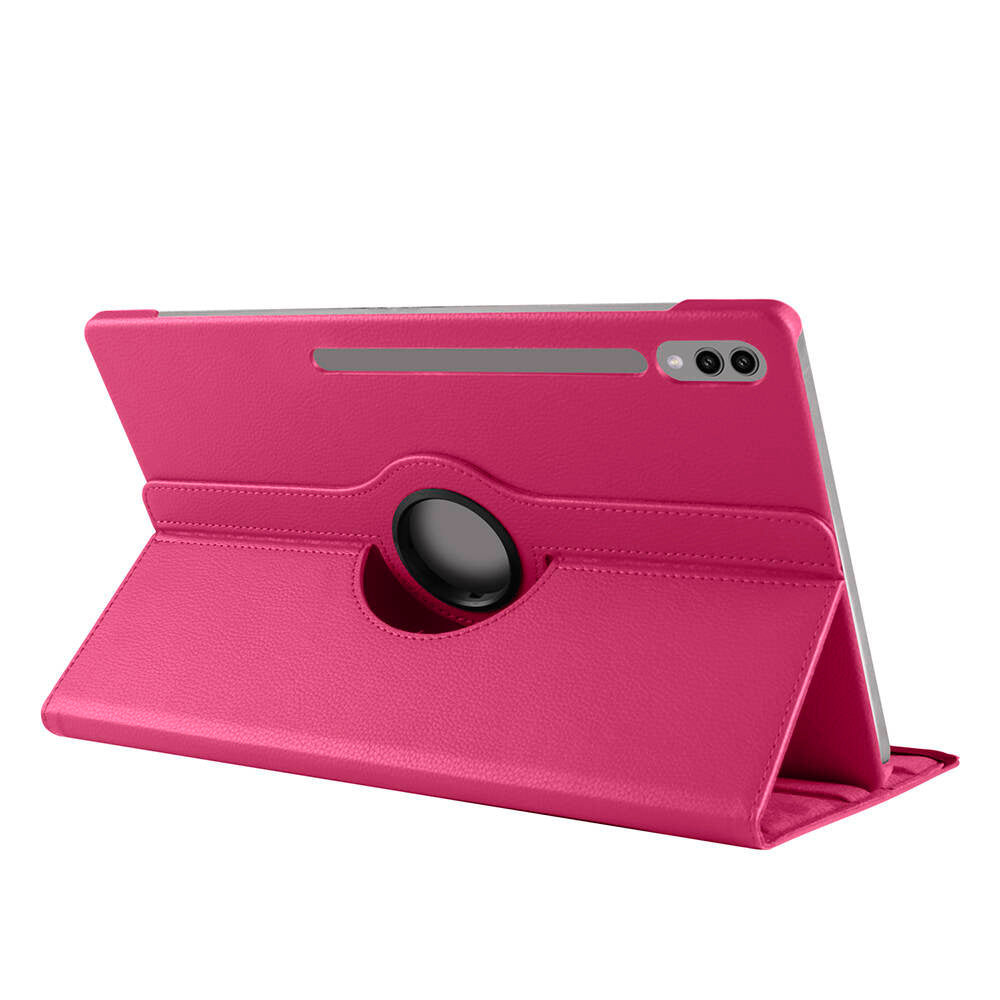 Galaxy Tab S9 Ultra SM-X910 Zore Dönebilen Standlı Kılıf Lacivert