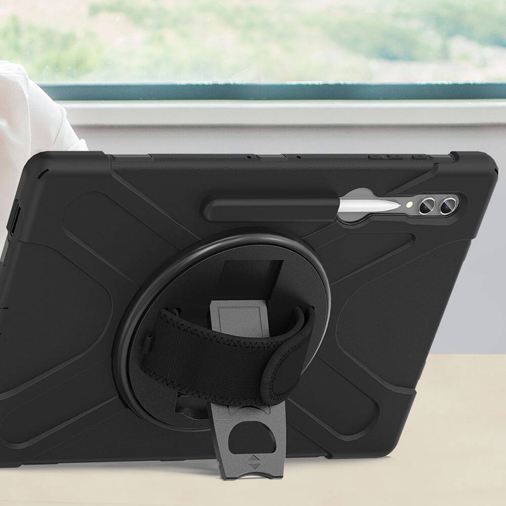 Galaxy Tab S9 Ultra Zore Defender Tablet Silikon Siyah