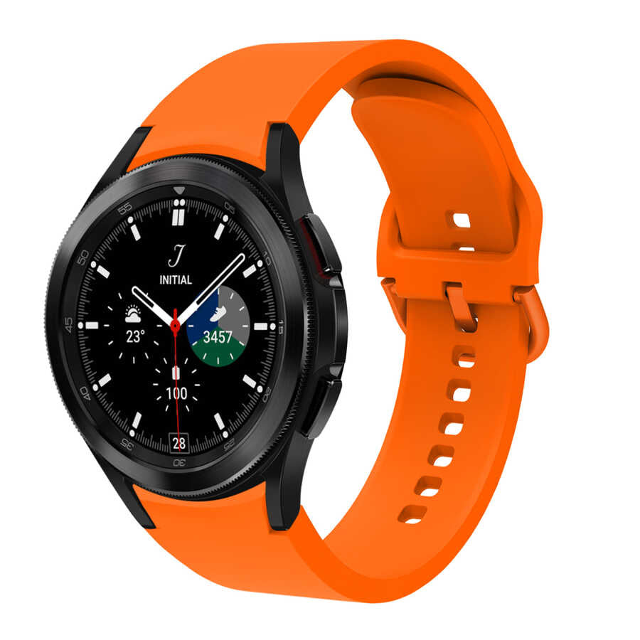 Galaxy Watch 4 40mm KRD-50 Silikon Kordon Beyaz