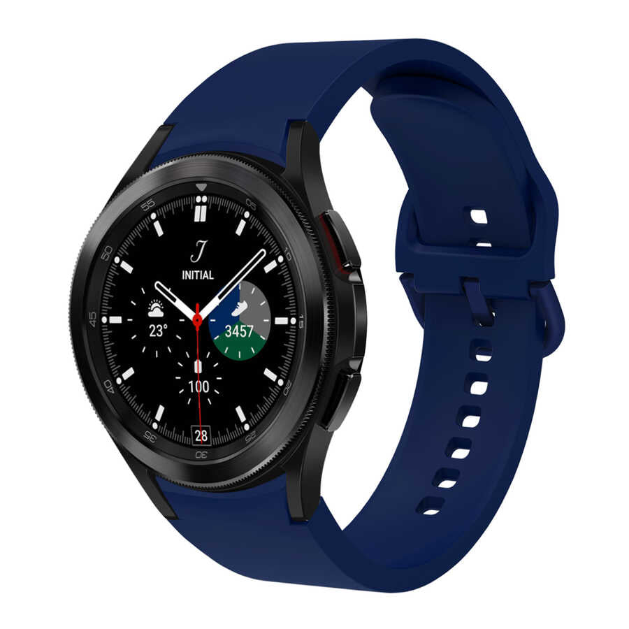 Galaxy Watch 4 44mm KRD-50 Silikon Kordon Açık Yeşil