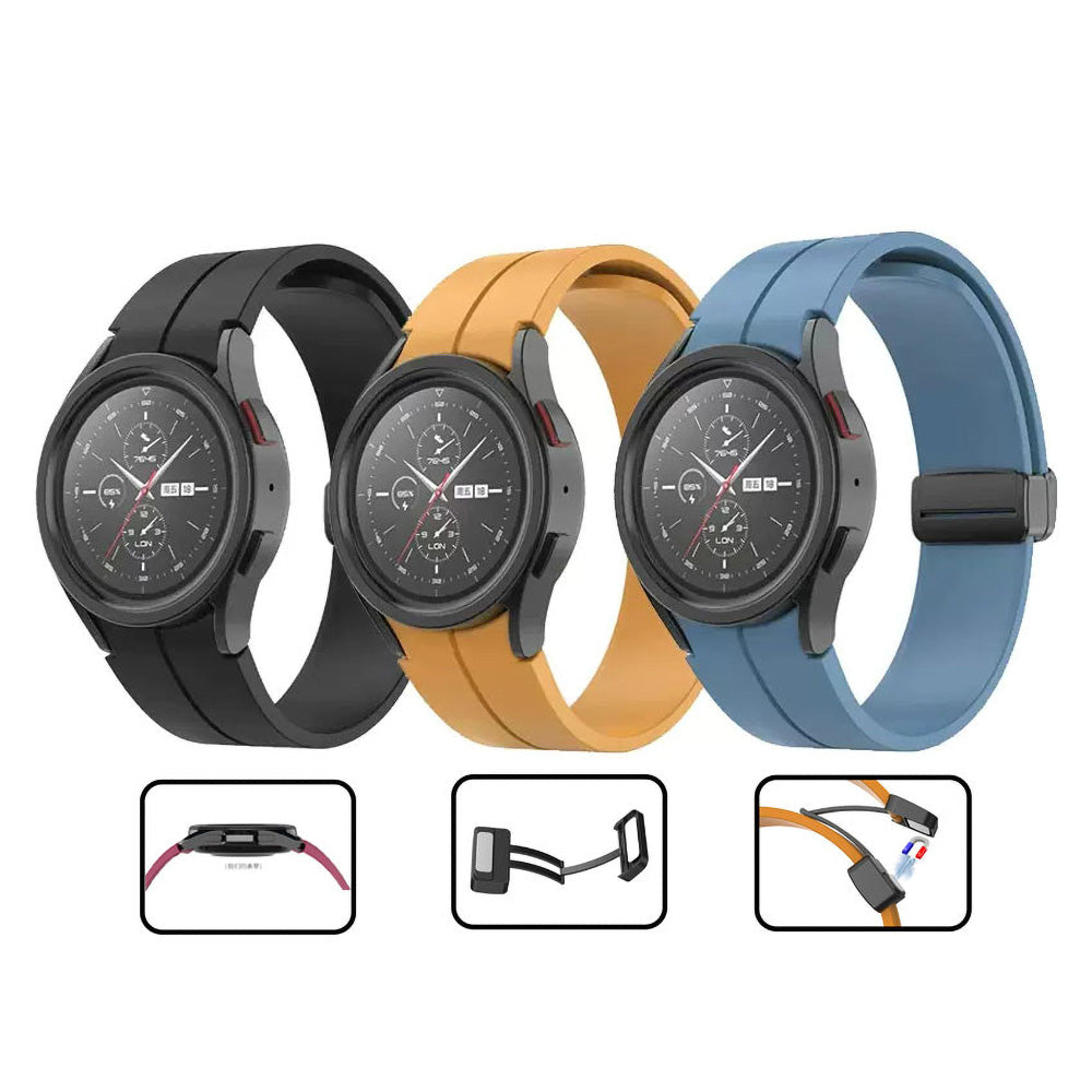Galaxy Watch 4 44mm Zore KRD-84 Silikon Kordon Starlight