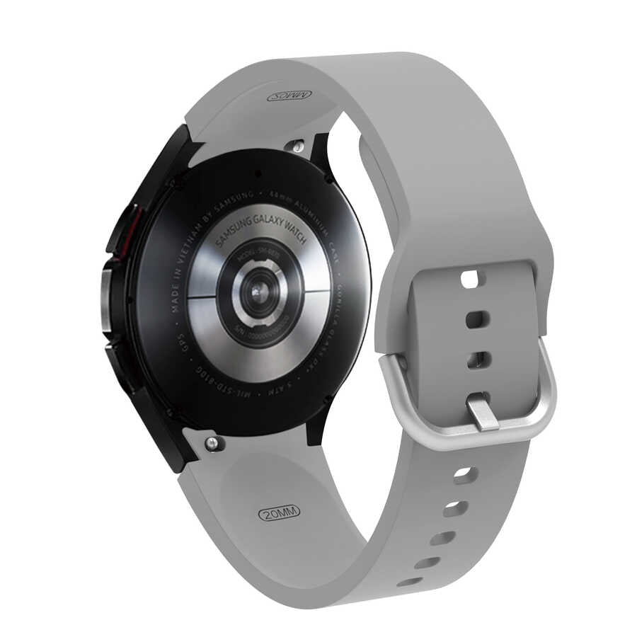 Galaxy Watch 4 Classic 42mm KRD-50 Silikon Kordon Siyah
