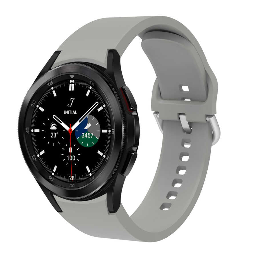 Galaxy Watch 4 Classic 46mm KRD-50 Silikon Kordon Beyaz