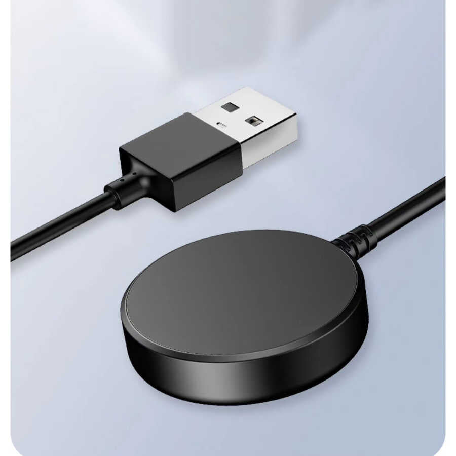 Galaxy Watch 4 Classic 46mm Zore Usb Şarj Kablosu Siyah