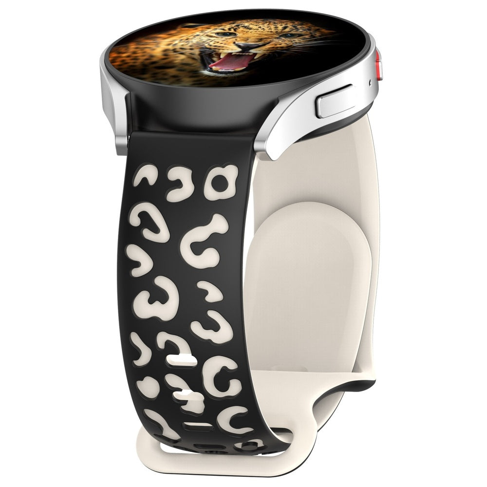 Galaxy Watch 42mm Zore KRD-140 20mm Silikon Kordon Strap Kayış Siyah-Starlight