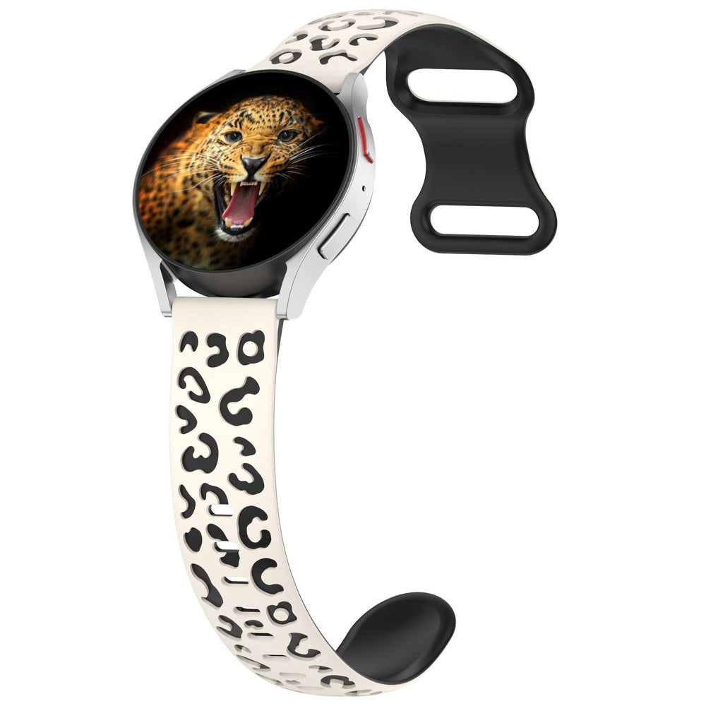 Samsung Galaxy Watch 42mm KRD-140 20mm Silikon Strap Kordon Starlight-Siyah