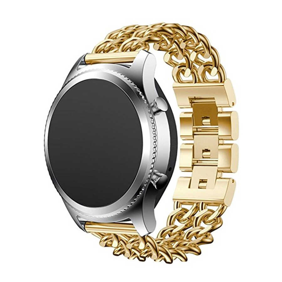 Galaxy Watch 46mm (22mm) KRD-17 Metal Kordon Gümüş
