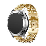 Galaxy Watch 46mm (22mm) KRD-17 Metal Kordon Siyah
