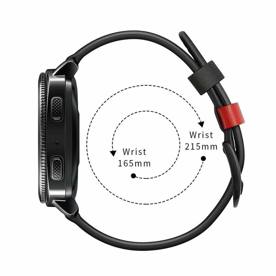 Galaxy Watch 46mm (22mm) KRD-19 Deri Kordon Yeşil