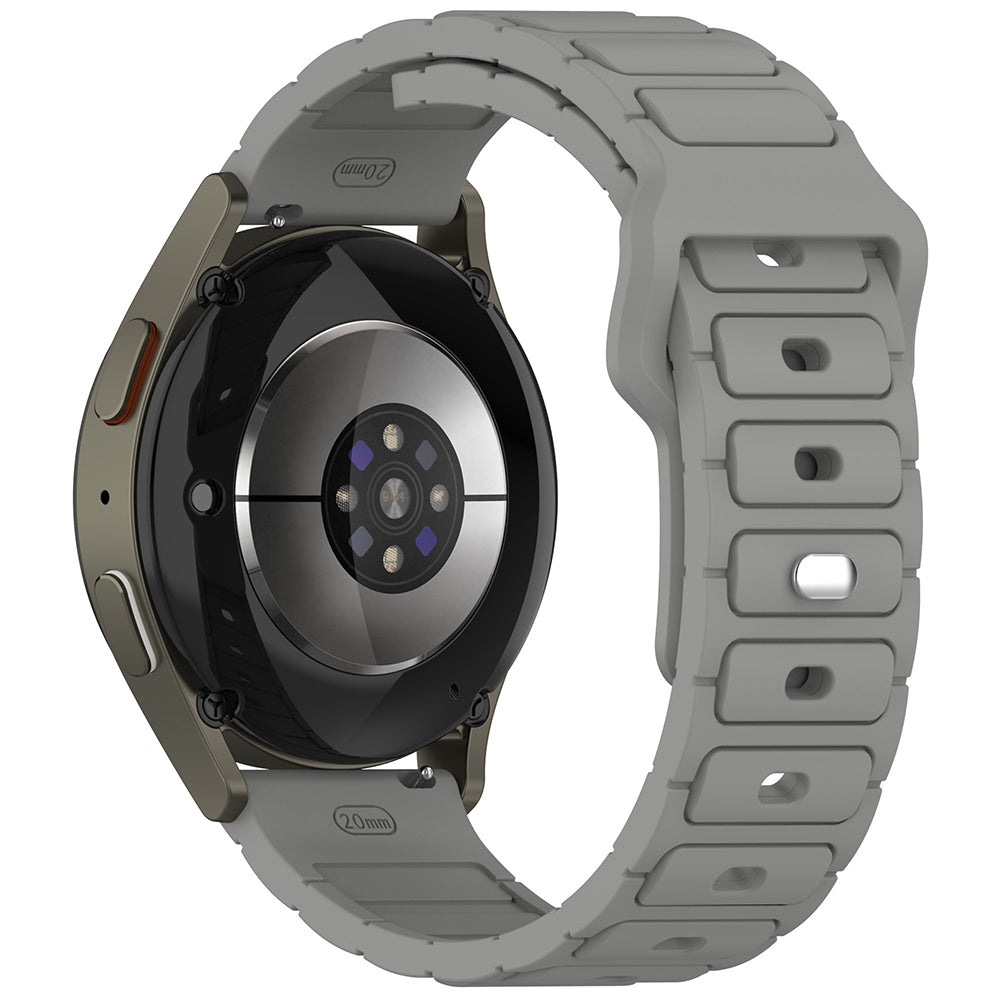 Galaxy Watch 46mm Zore KRD-132 22mm Silikon Kordon Strap Kayış Beyaz