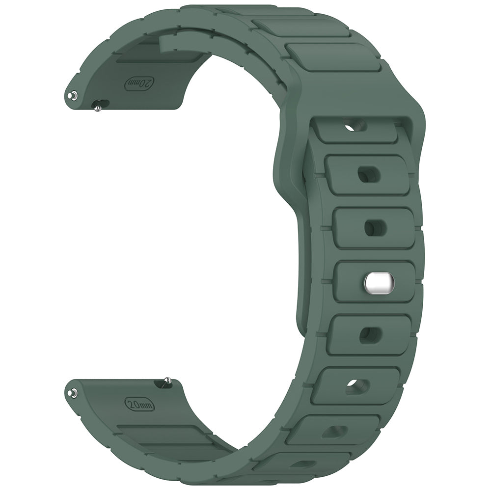 Galaxy Watch 46mm Zore KRD-132 22mm Silikon Kordon Strap Kayış Beyaz