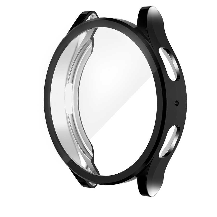 Galaxy Watch 5 40mm Silikon TPU Kasa ve Ekran Koruyucu Zore Watch Gard 15 Renksiz