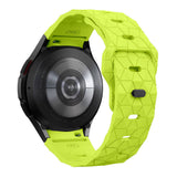 Galaxy Watch 5 40mm Zore KRD-116 20mm Futbol Desenli Spor Tasarımlı Silikon Kordon Siyah