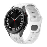 Galaxy Watch 5 40mm Zore KRD-116 20mm Futbol Desenli Spor Tasarımlı Silikon Kordon Siyah