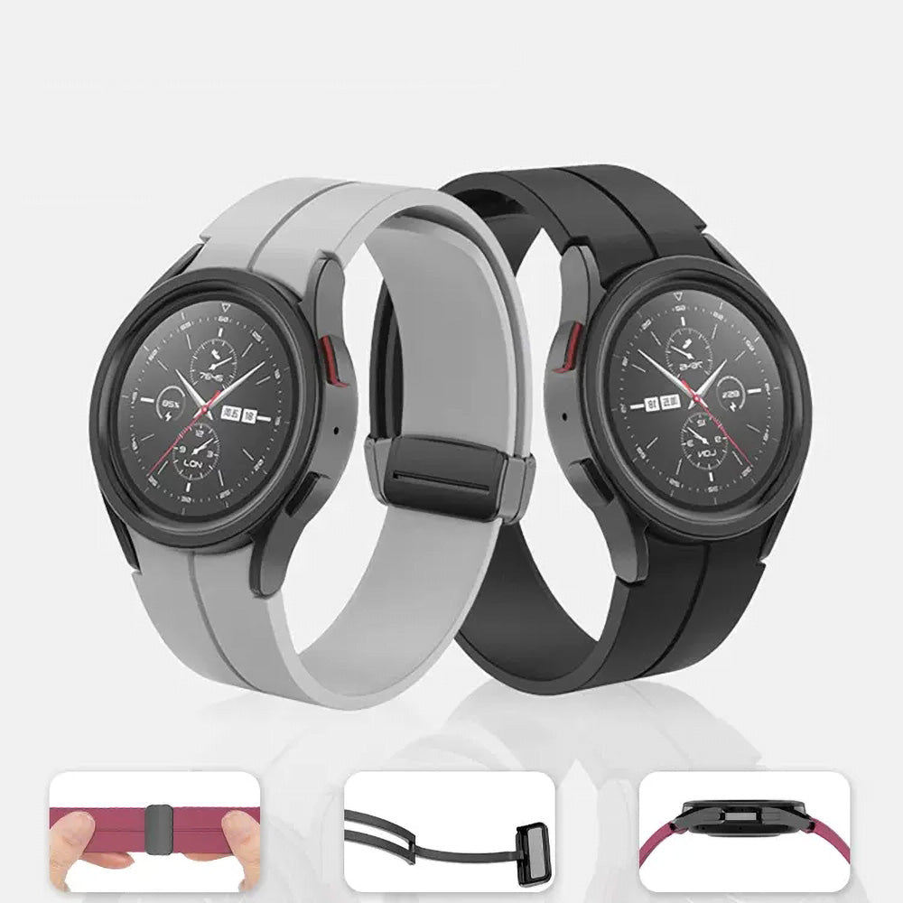Galaxy Watch 5 40mm Zore KRD-84 Silikon Kordon Gri