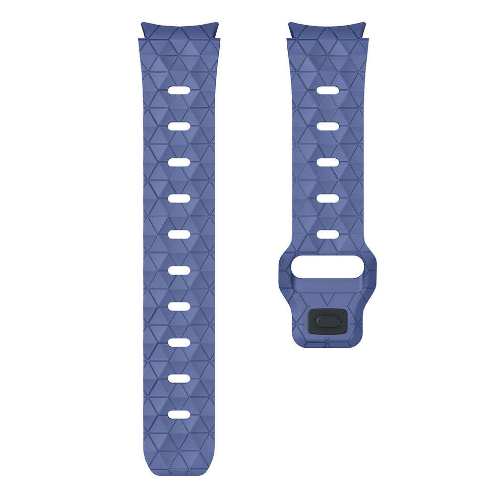 Galaxy Watch 5 44mm Zore KRD-116 20mm Futbol Desenli Spor Tasarımlı Silikon Kordon Siyah