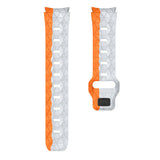 Galaxy Watch 5 44mm Zore KRD-116 20mm Futbol Desenli Spor Tasarımlı Silikon Kordon Siyah