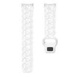 Galaxy Watch 5 44mm Zore KRD-116 20mm Futbol Desenli Spor Tasarımlı Silikon Kordon Siyah