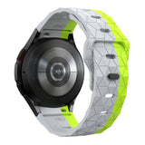 Galaxy Watch 5 Pro 45mm Zore KRD-116 20mm Futbol Desenli Spor Tasarımlı Silikon Kordon Siyah-Kırmızı