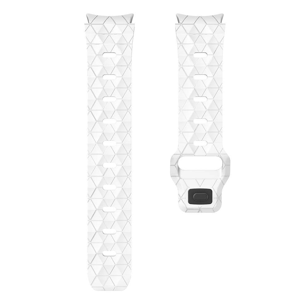 Galaxy Watch 6 44mm Zore KRD-116 20mm Futbol Desenli Spor Tasarımlı Silikon Kordon Siyah