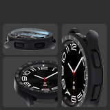 Galaxy Watch 6 Classic 43mm Sert PC Kasa ve Ekran Koruyucu Zore Sport Watch Gard 29 Siyah