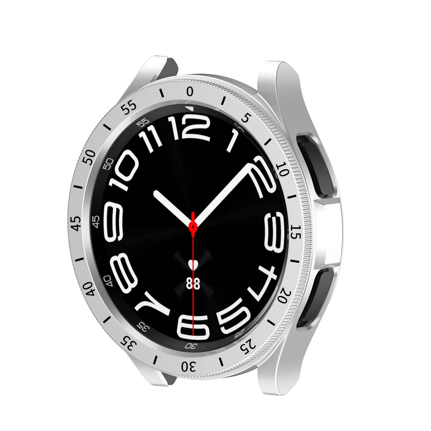 Galaxy Watch 6 Classic 43mm Sert PC Kasa ve Ekran Koruyucu Zore Sport Watch Gard 29 Siyah
