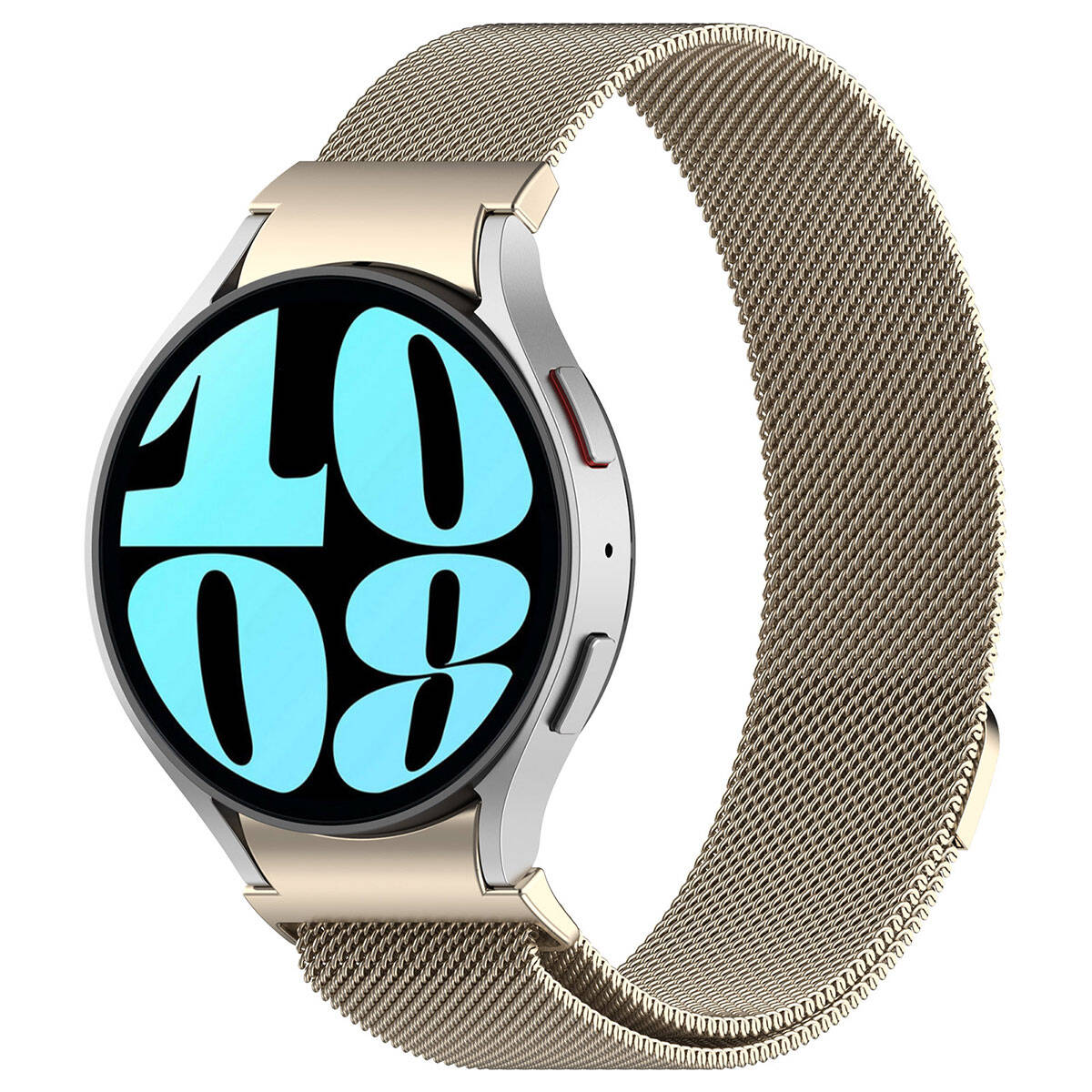 Galaxy Watch 6 Classic 47mm Zore KRD-01 Metal Kordon Pale Gold