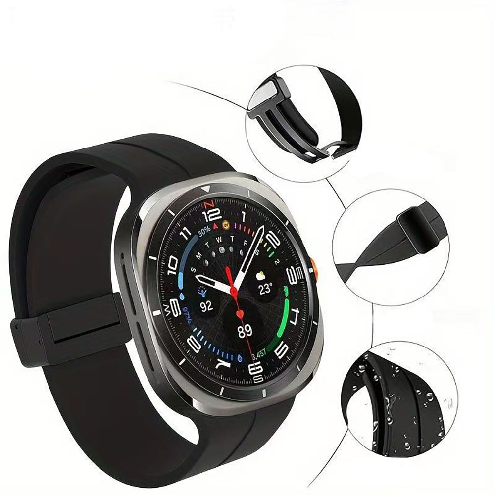Galaxy Watch 8 40mm Zore KRD-84 22mm Silikon Kordon Siyah