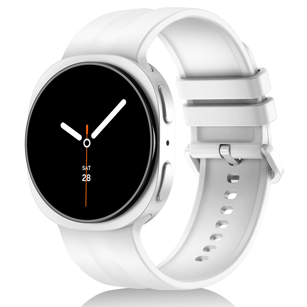 Galaxy Watch 8 44mm Zore KRD-159 22mm Silikon Kordon Beyaz
