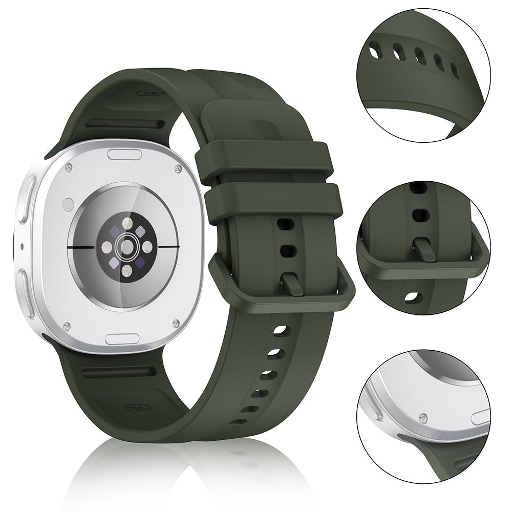 Galaxy Watch 8 44mm Zore KRD-159 22mm Silikon Kordon Yeşil