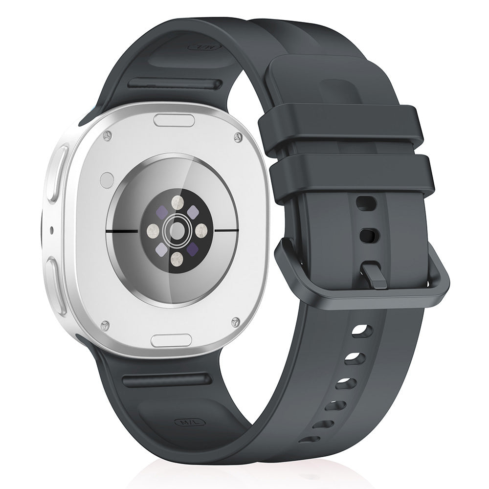 Galaxy Watch 8 44mm Zore KRD-159 22mm Silikon Kordon Koyu Gri