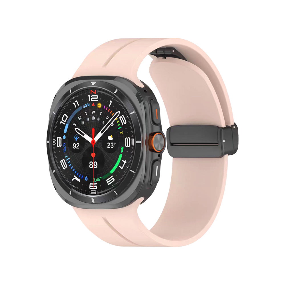 Galaxy Watch 8 44mm Zore KRD-84 22mm Silikon Kordon Pembe