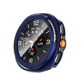 Galaxy Watch 8 Classic 46mm Sert PC Kasa ve Ekran Koruyucu Zore Watch Gard 39 Lacivert