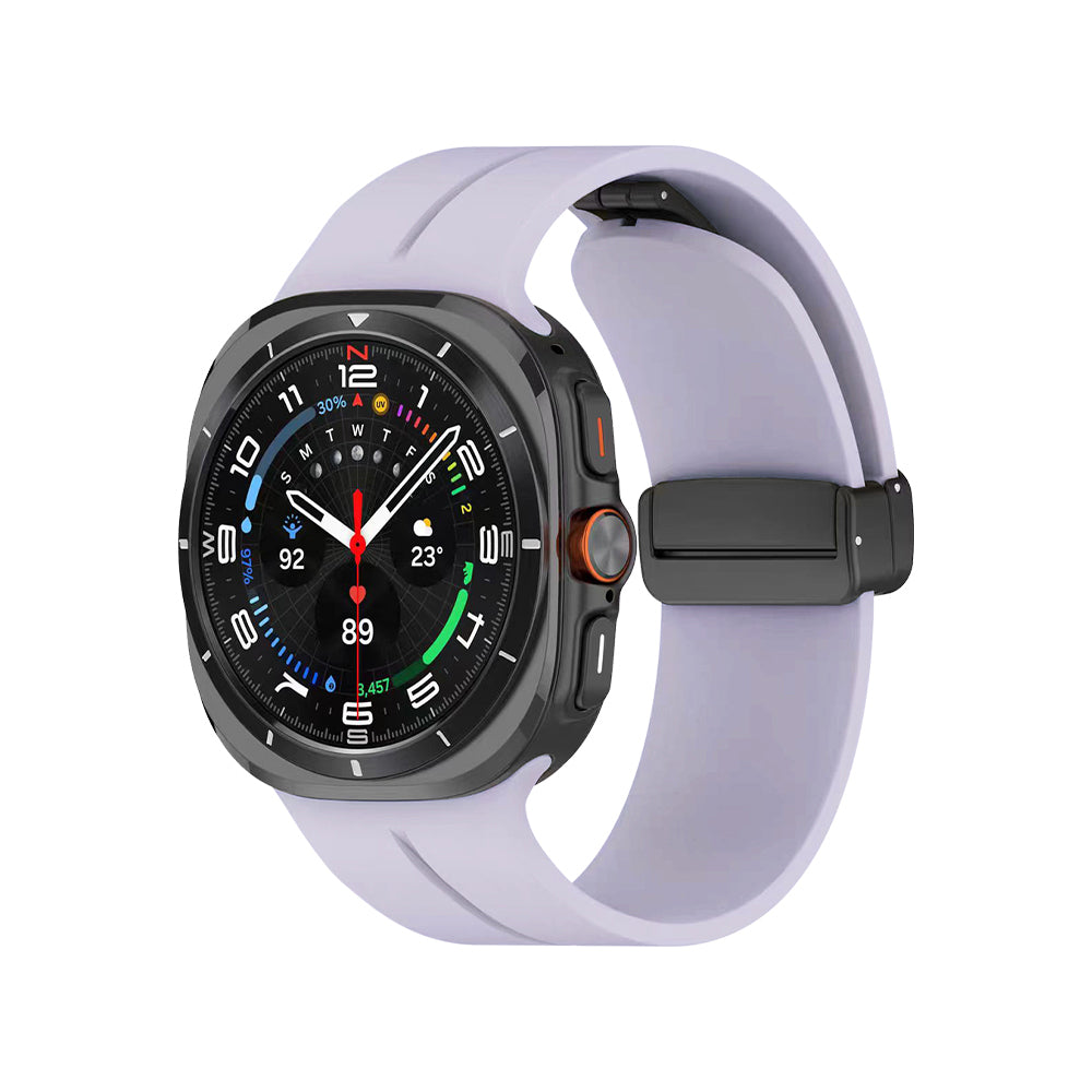 Galaxy Watch 8 Classic 46mm Zore KRD-84 Silikon Kordon Koyu Yeşil
