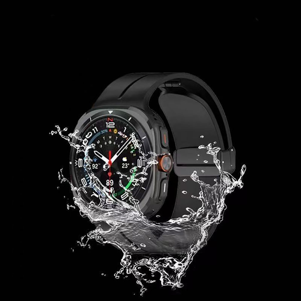 Galaxy Watch 8 Classic 46mm Zore KRD-84 Silikon Kordon Koyu Yeşil