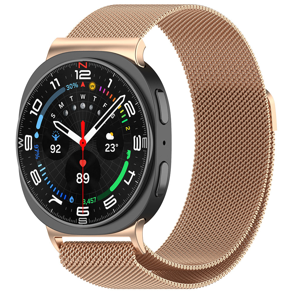 Galaxy Watch 8 Zore KRD-01 Metal Kordon Titanyum-Gri