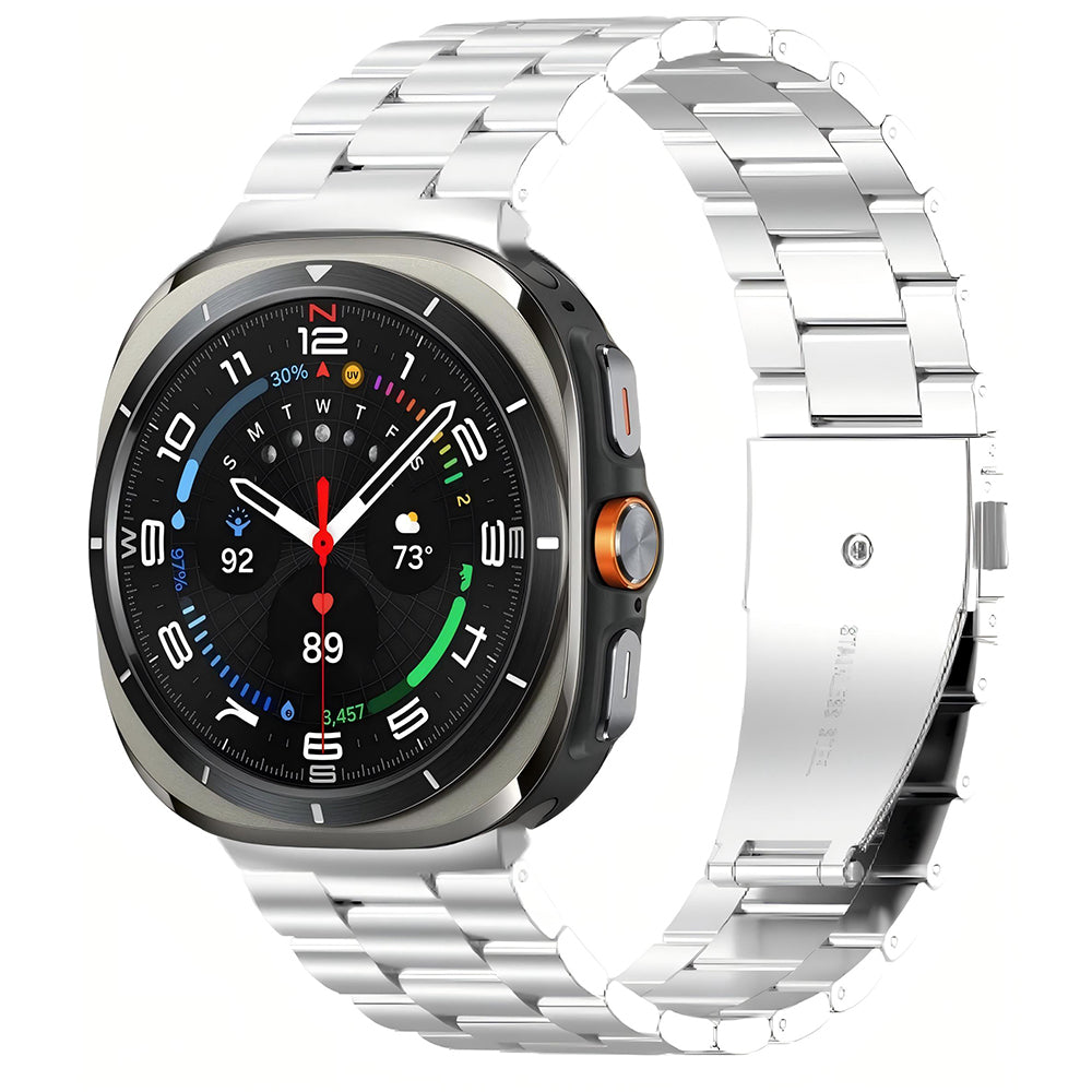Galaxy Watch 8 Zore KRD-04 Metal Kordon Gümüş