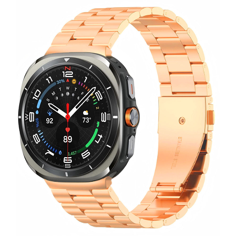 Galaxy Watch 8 Zore KRD-04 Metal Kordon Rose Gold
