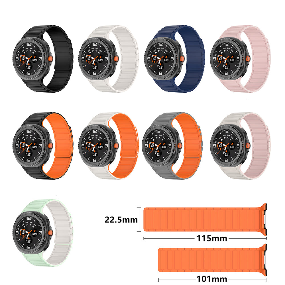 Galaxy Watch 8 Zore KRD-146 Silikon Kordon Strap Kayış Pembe