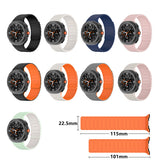 Galaxy Watch 8 Zore KRD-146 Silikon Kordon Strap Kayış Pembe