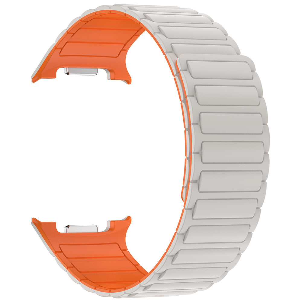 Galaxy Watch 8 Zore KRD-146 Silikon Kordon Strap Kayış Yeşil-Starlight