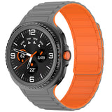 Galaxy Watch 8 Zore KRD-146 Silikon Kordon Strap Kayış Yeşil-Starlight