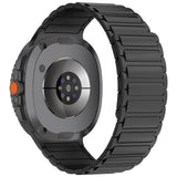 Galaxy Watch 8 Zore KRD-146 Silikon Kordon Strap Kayış Siyah