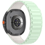 Galaxy Watch 8 Zore KRD-146 Silikon Kordon Strap Kayış Yeşil-Starlight