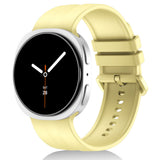 Galaxy Watch 9 44mm Zore KRD-159 22mm Silikon Kordon Sarı