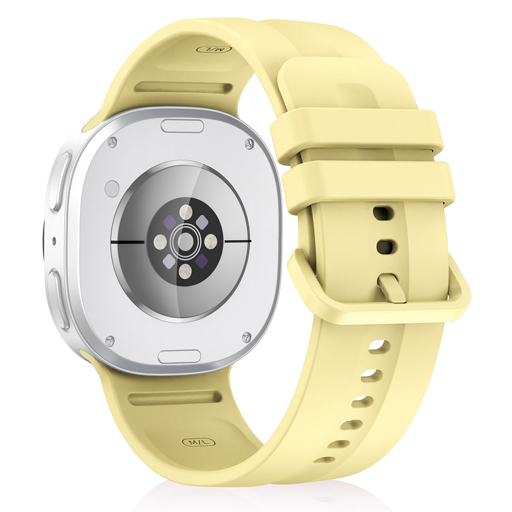 Galaxy Watch 9 44mm Zore KRD-159 22mm Silikon Kordon Sarı