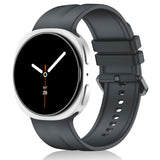 Galaxy Watch 9 44mm Zore KRD-159 22mm Silikon Kordon Koyu Gri