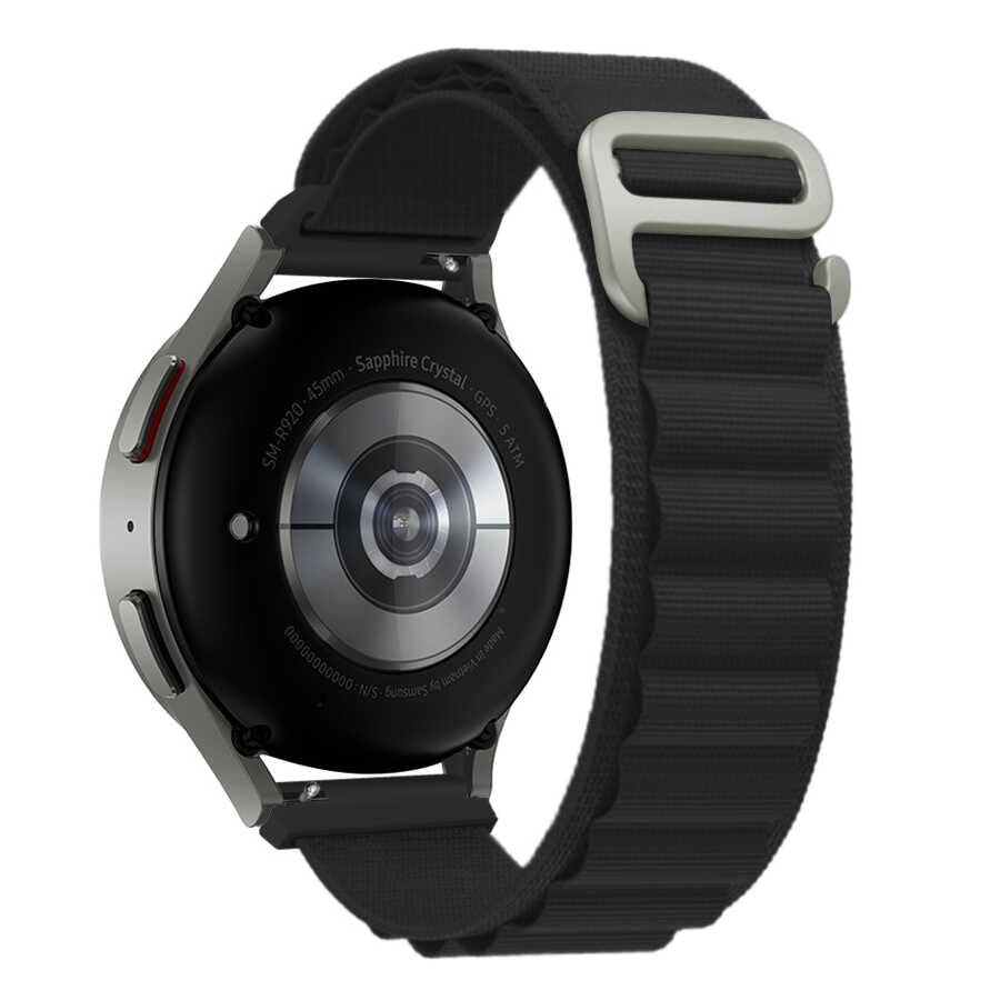 Galaxy Watch Active 2 44mm Zore KRD-74 20mm Hasır Kordon Yeşil