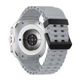 Galaxy Watch Ultra 47mm Zore KRD-118 Tırtıklı Tasarım Silikon Kordon Turuncu